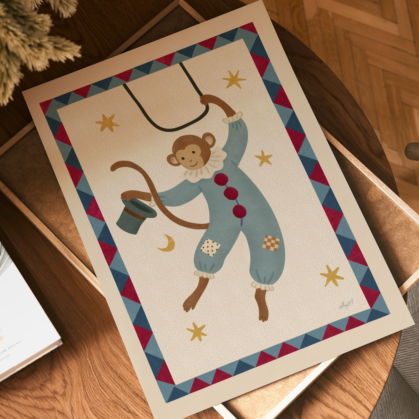 Circus Monkey Poster