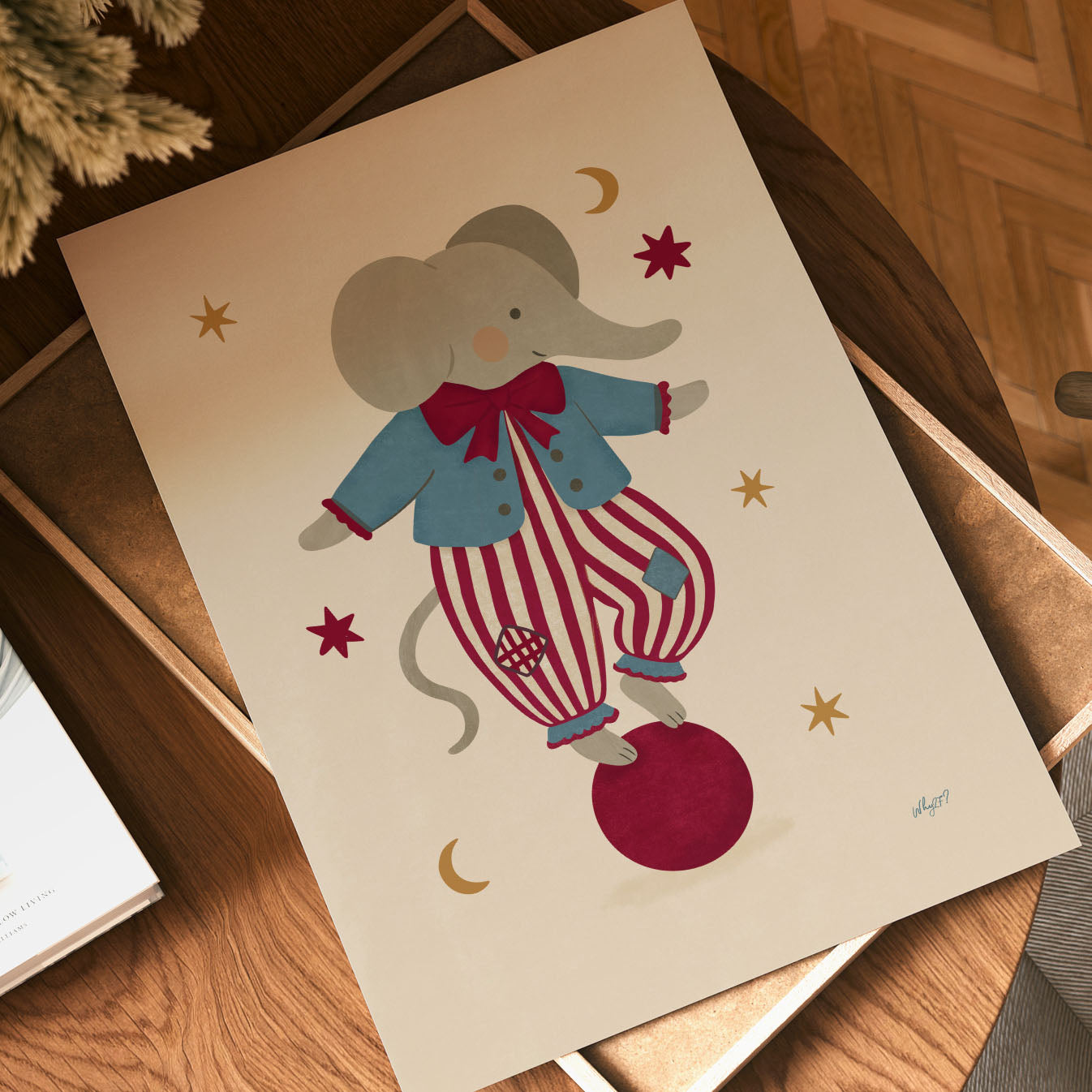Zirkus-Elefanten-Poster