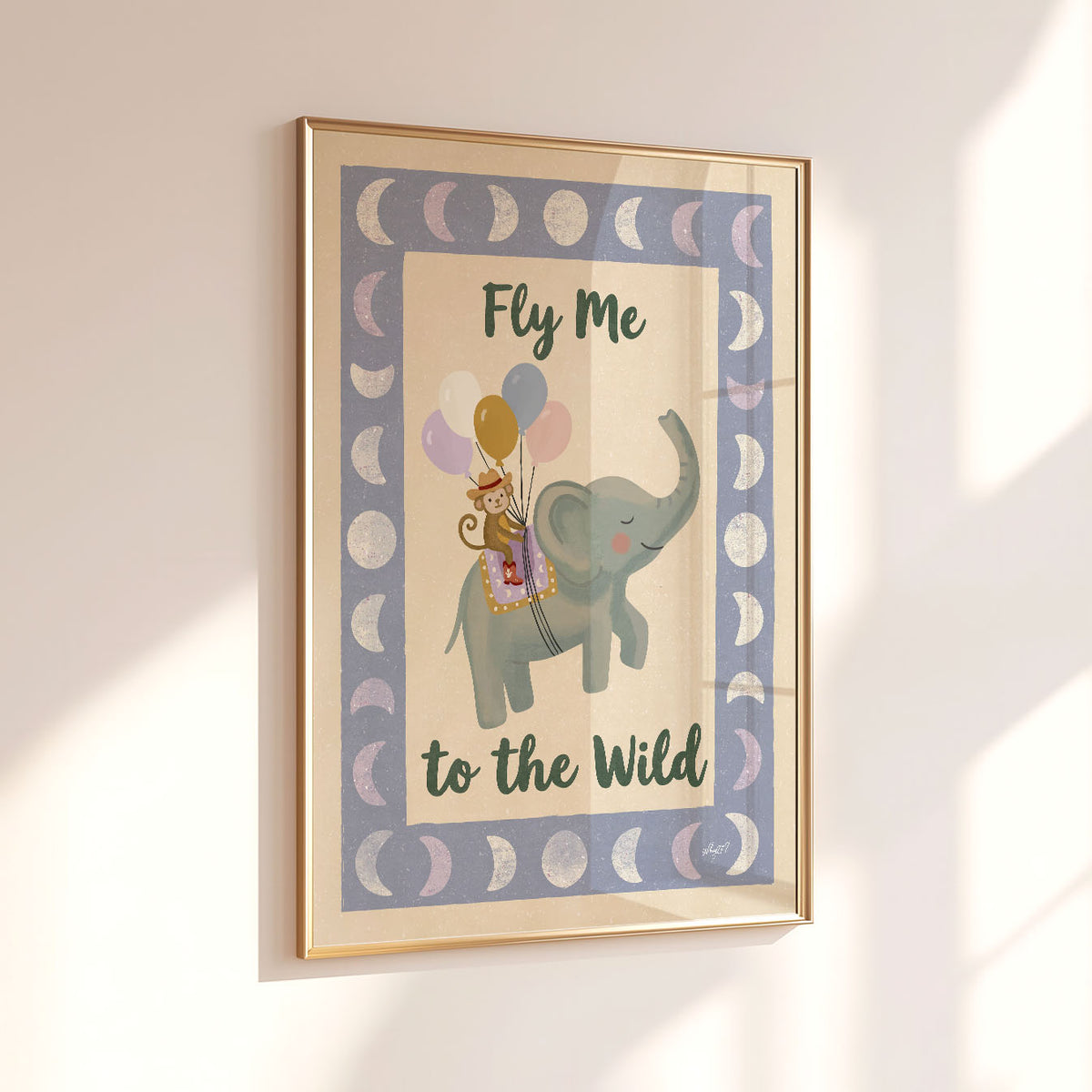 Fly Me To The Wild Elephant Poster