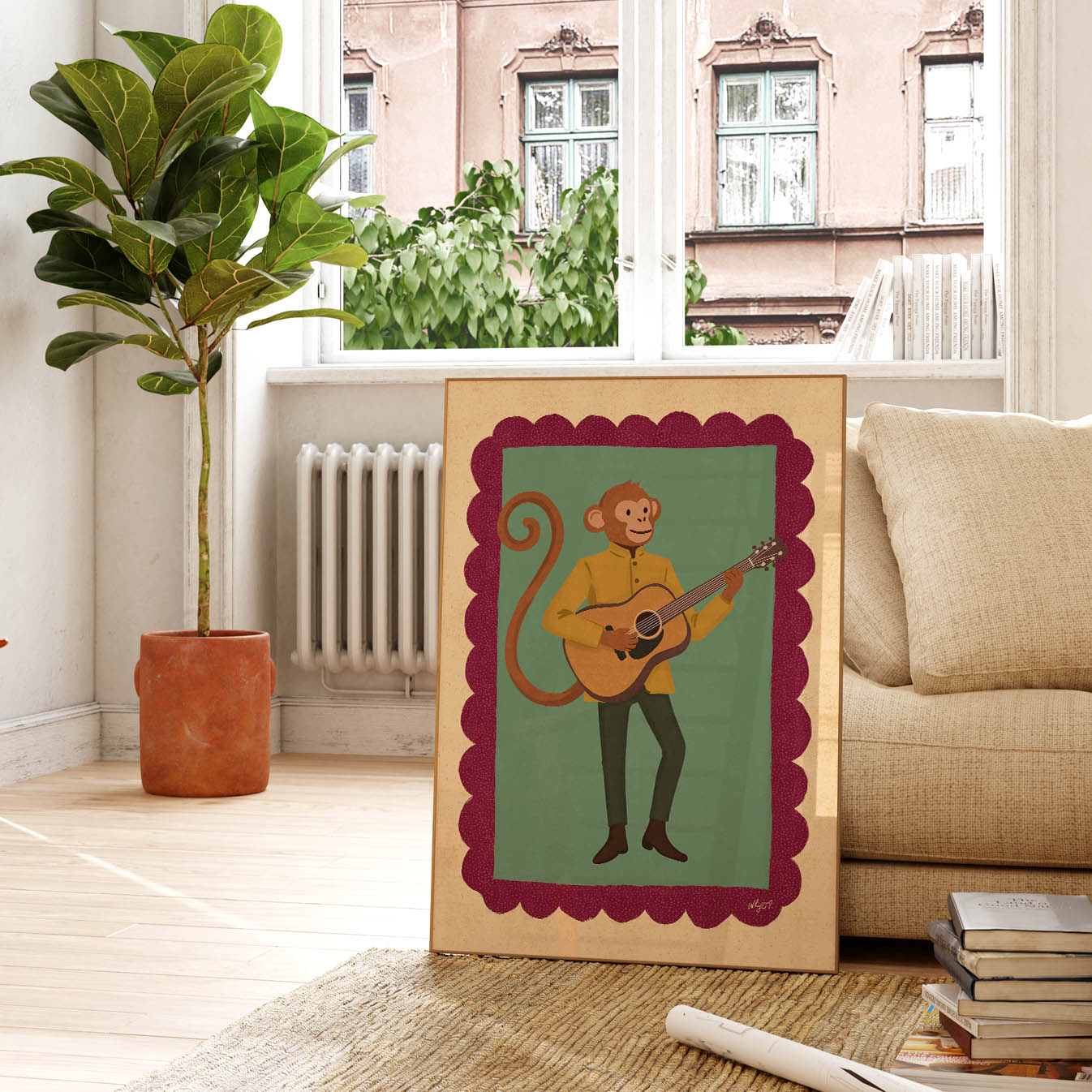 Melody Monkey Poster