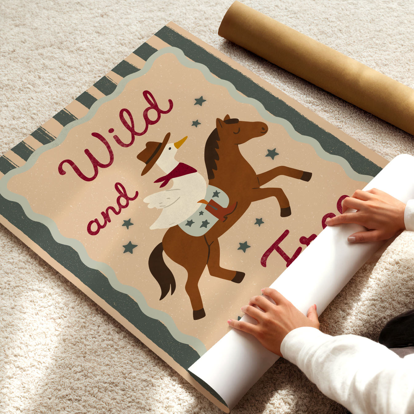 Wild and Free Poster
