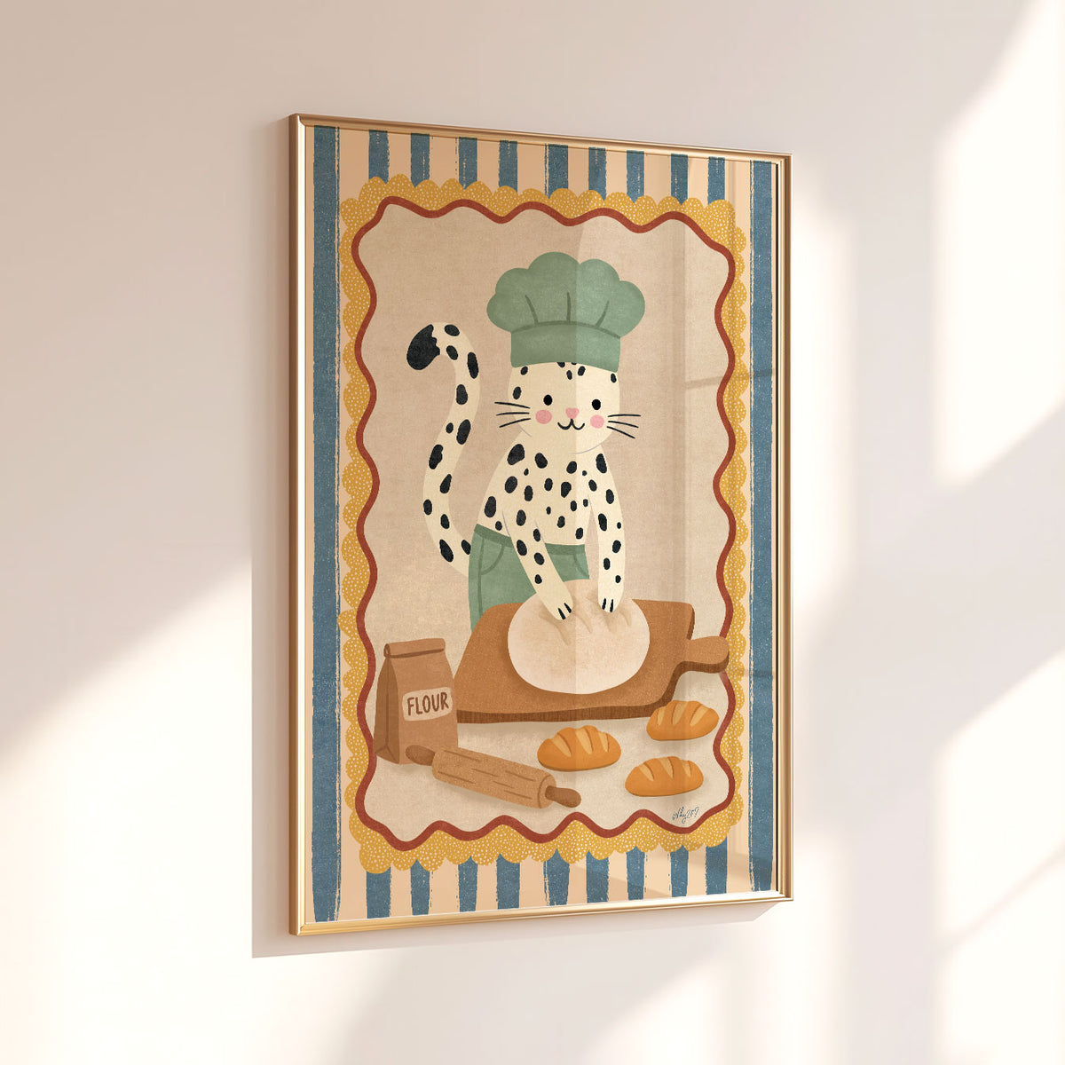 Baker Cat Poster