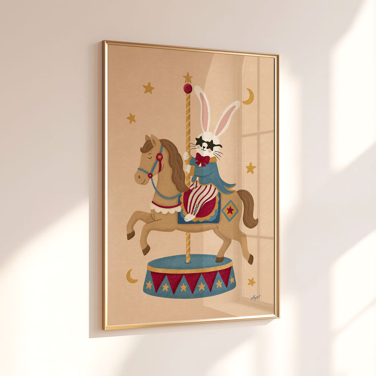 Circus Rabbit Poster