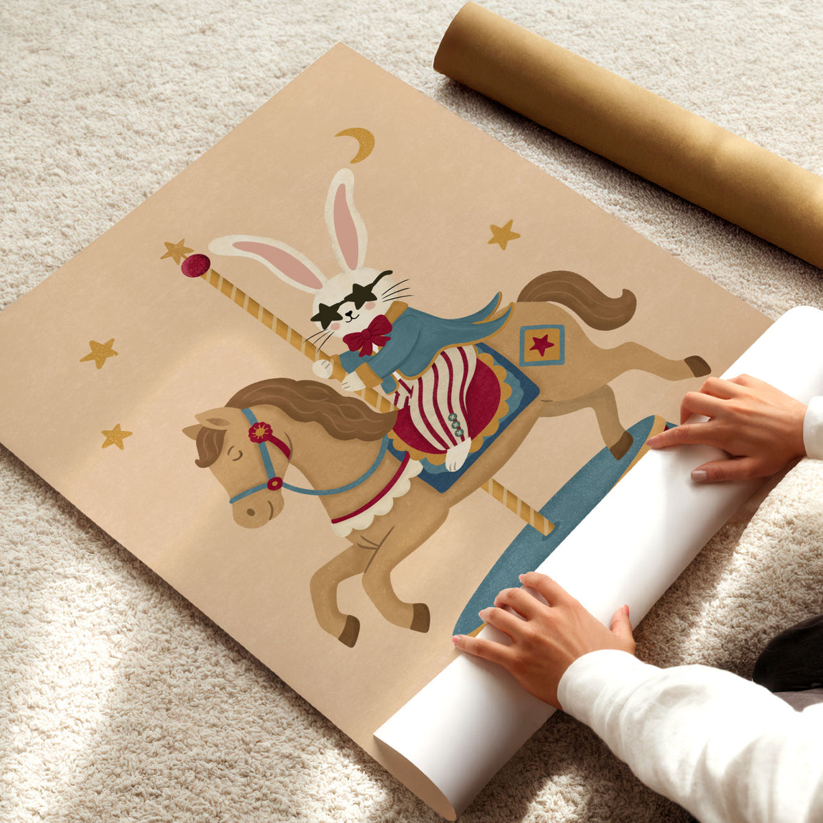 Circus Rabbit Poster