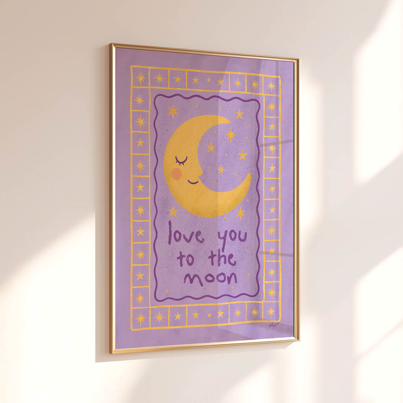Love You to the Moon Poster