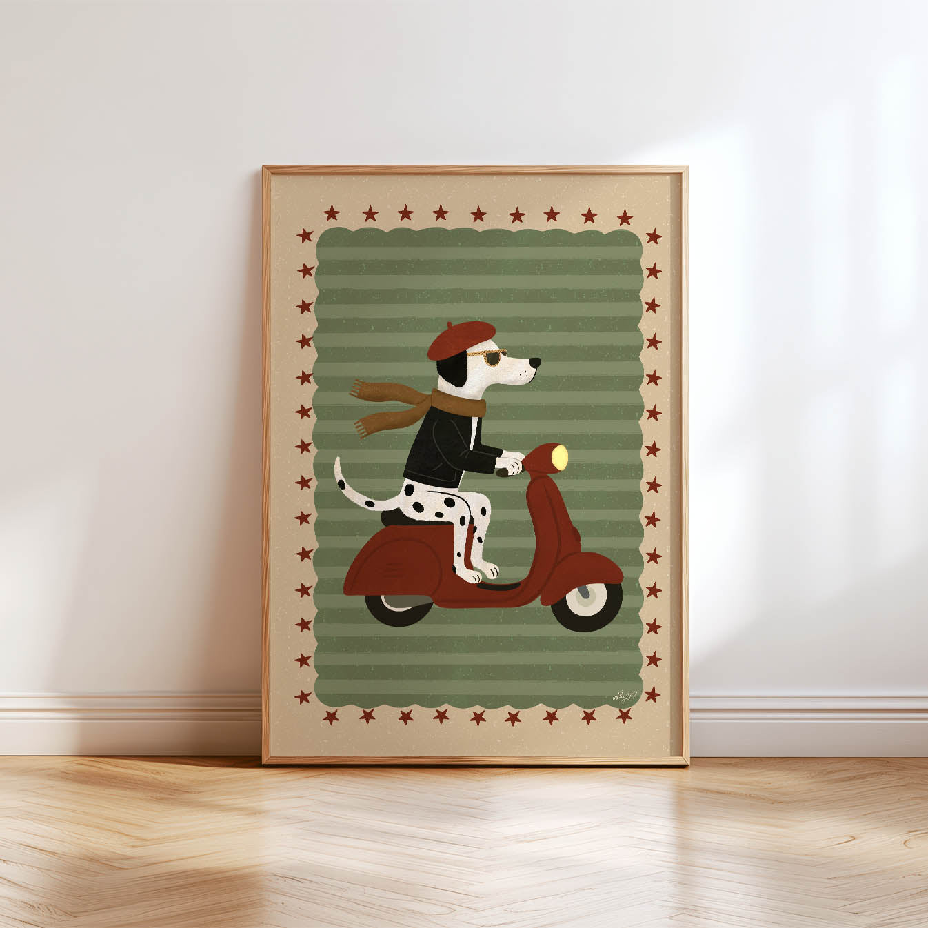 Parisian Pup Poster