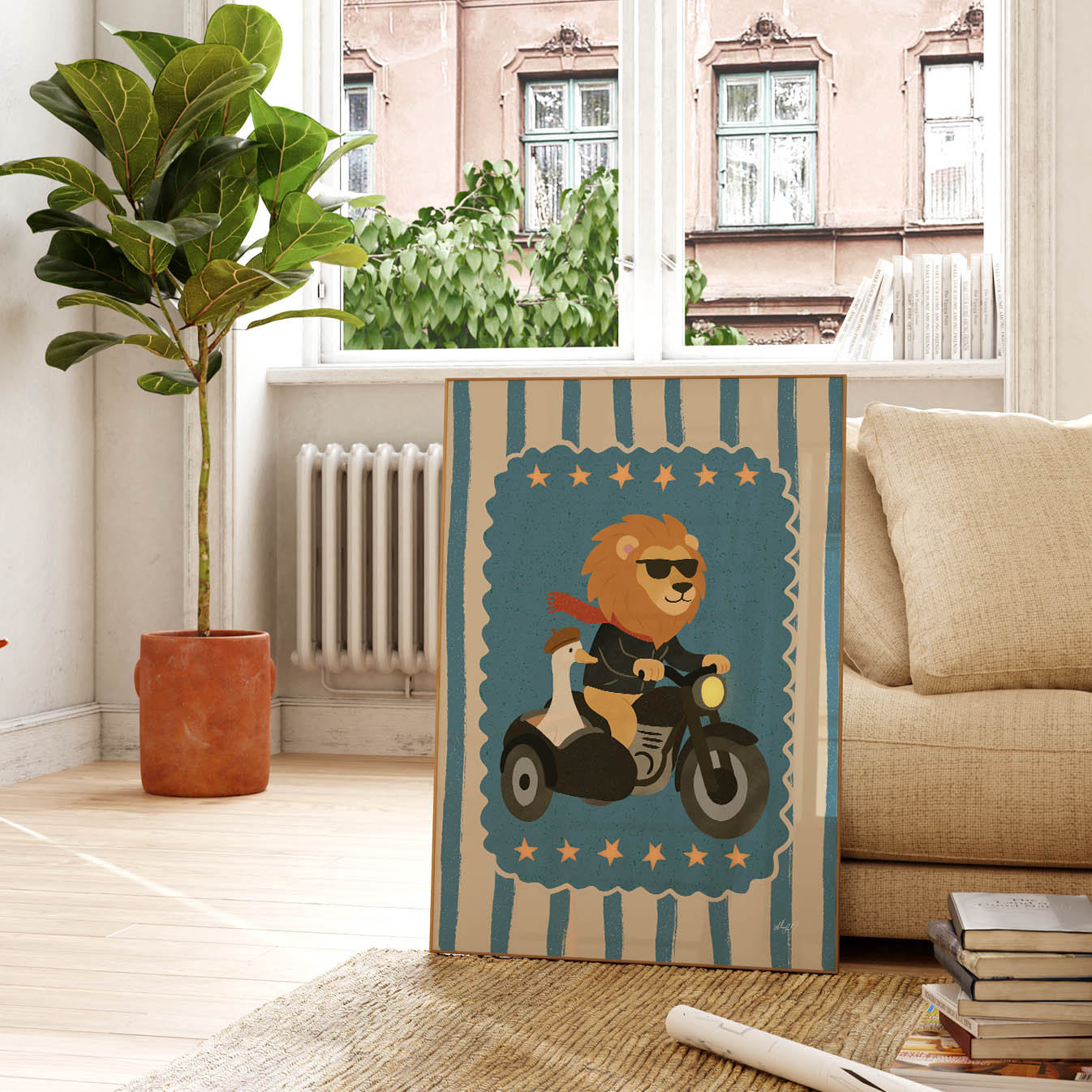 Lion Sidecar Poster