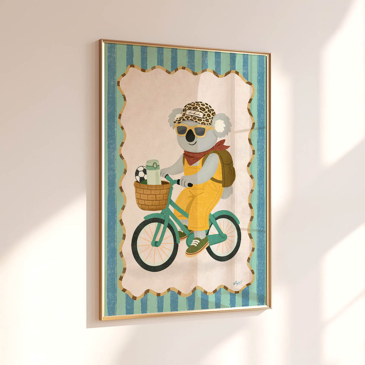 Koala Fahrrad Poster