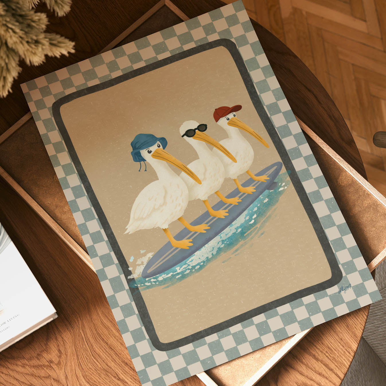Pelican Surfer-Crew Plakat
