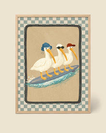 Pelikan-Surfclub Poster