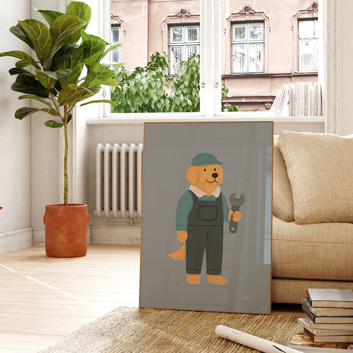 Work Dog Poster