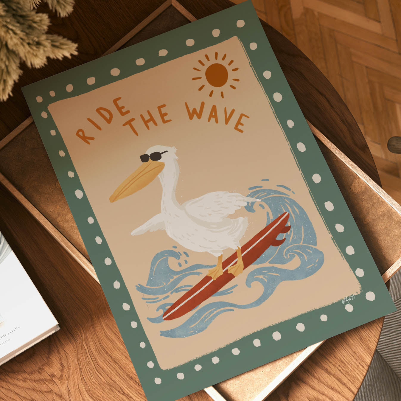 Poster "Reite die Welle"