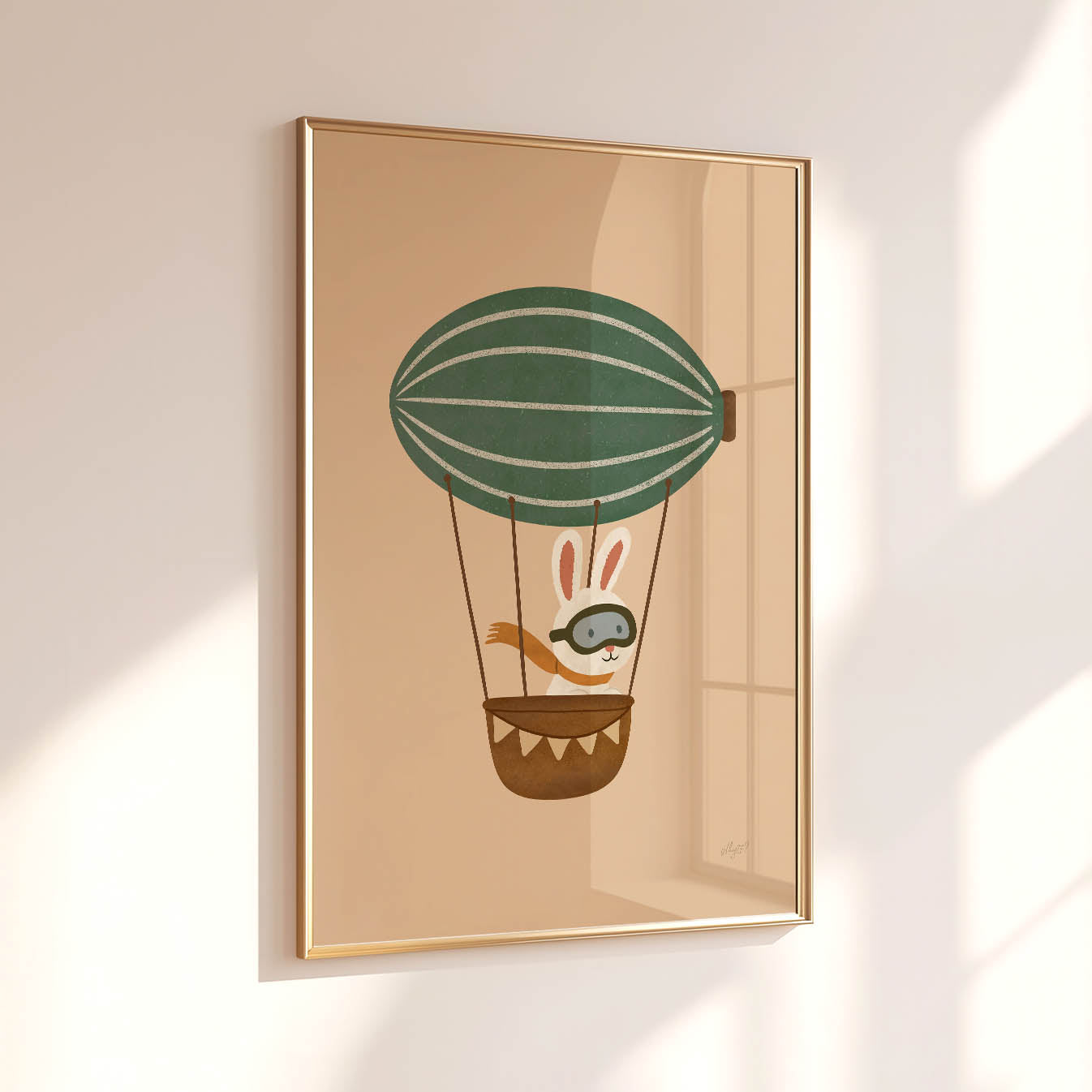 Abenteuer wartet Häschen Poster