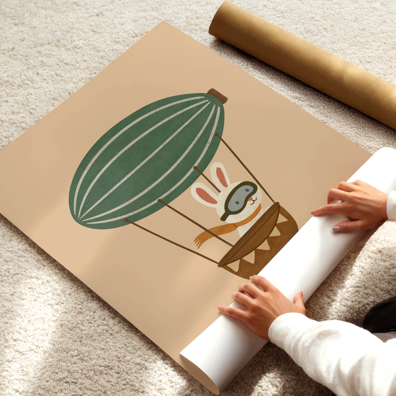 Abenteuer wartet Häschen Poster