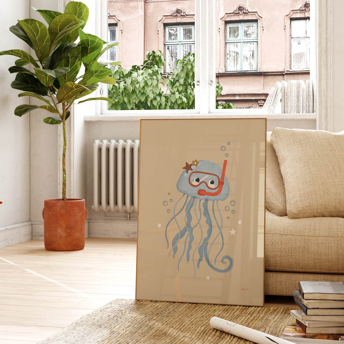 Snorkel Jelly Poster