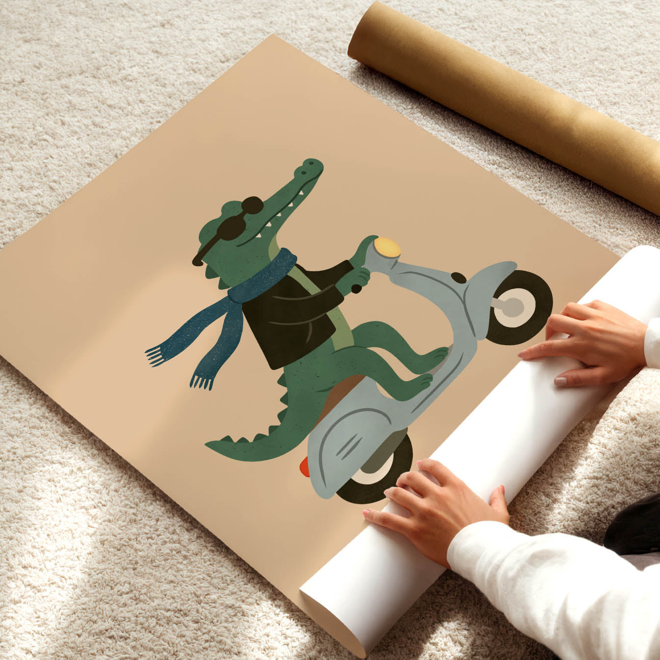 Cool Croc Cruiser Poster