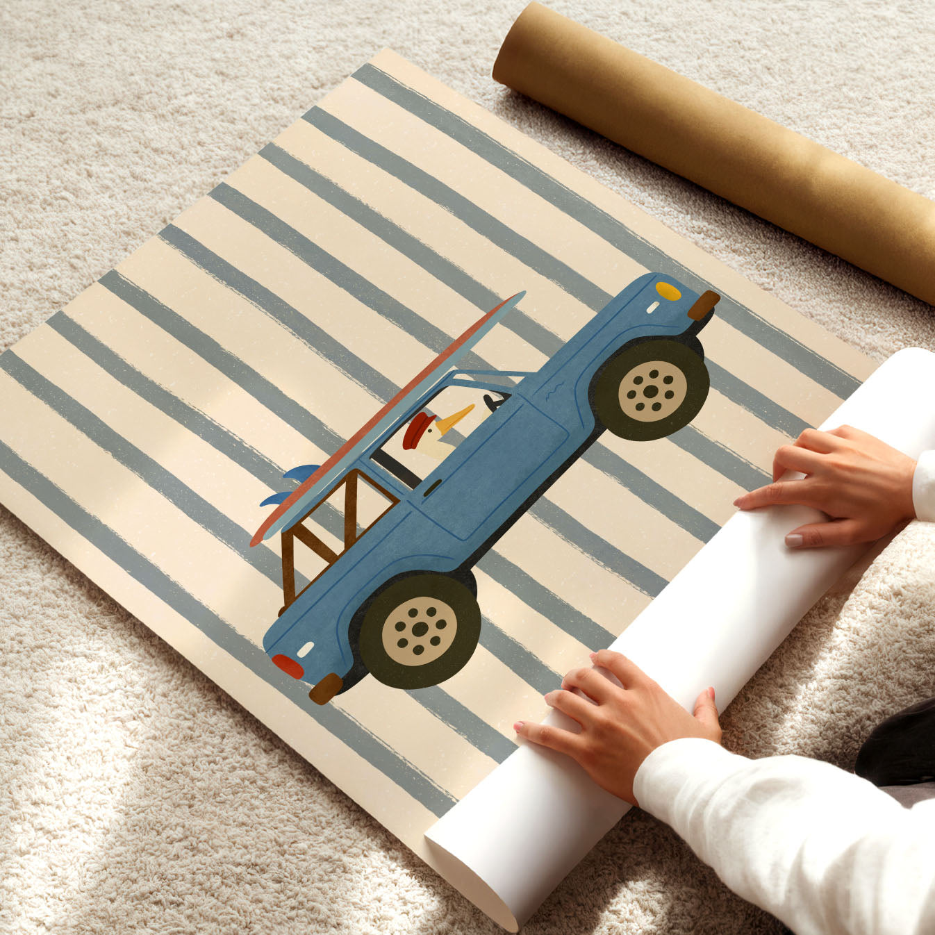 Surf Roadtrip Poster