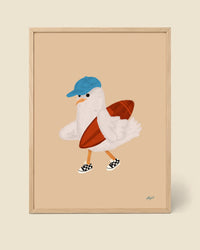 Surfer-Möwe Poster