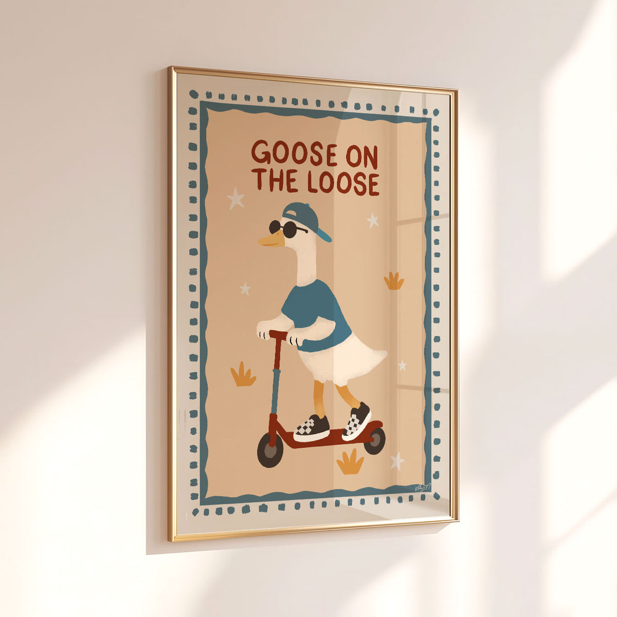 Goose on the Loose Poster