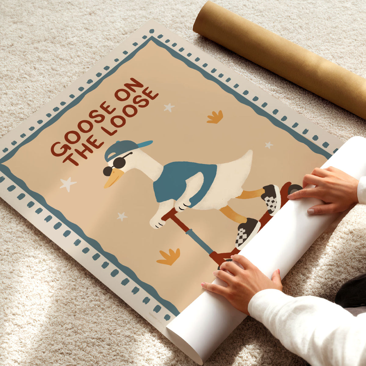 Goose on the Loose Poster