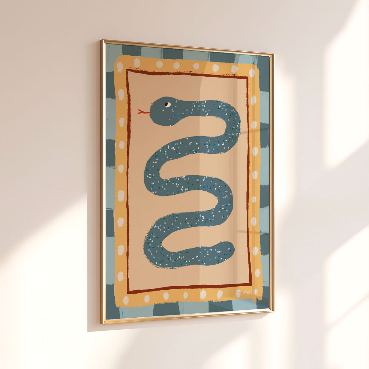 Wandering Snake Poster