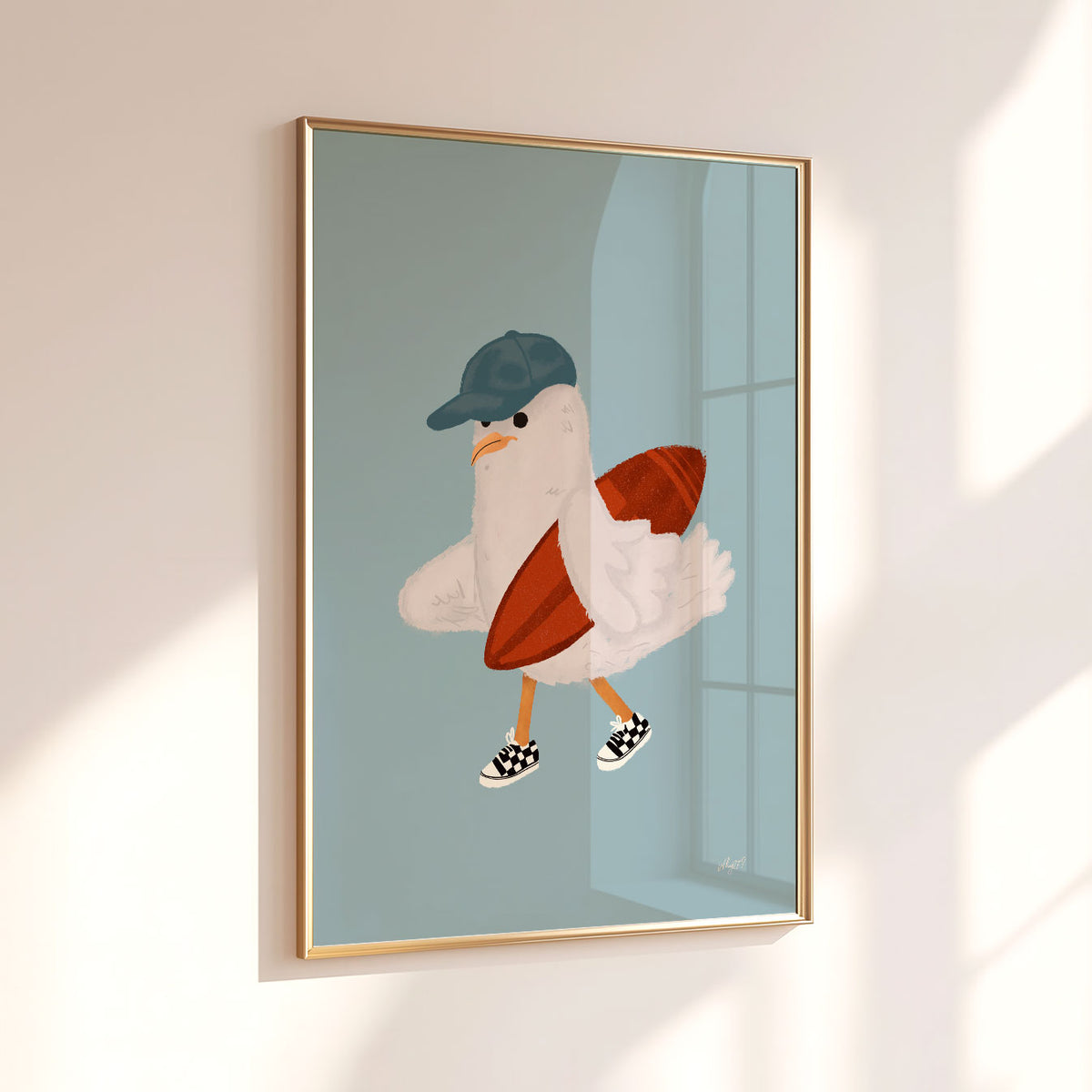 Surf Goose Poster