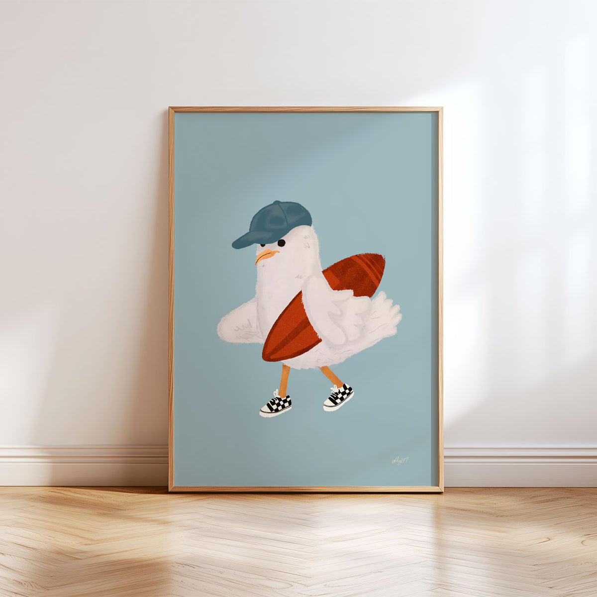 Surf Goose Poster