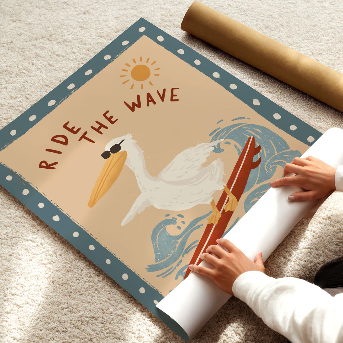 Ride the Wave Poster