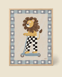 Póster León Patinador