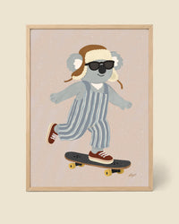 Póster Koala Skater