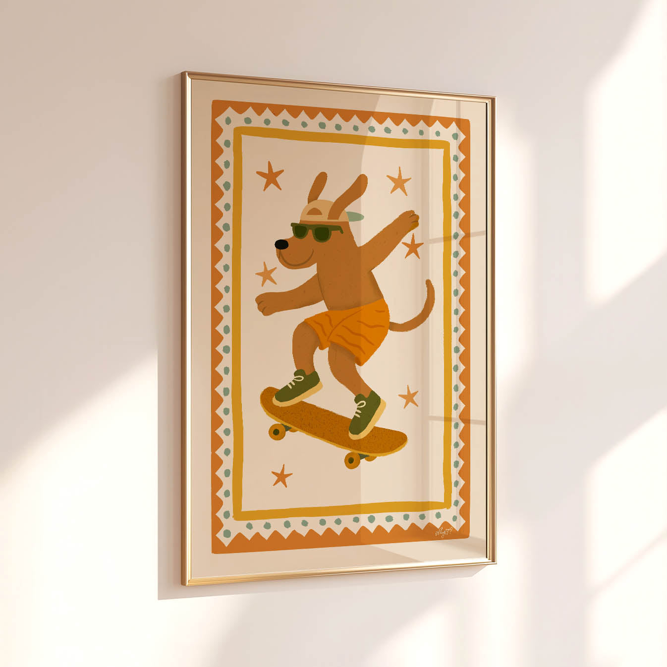 Sky Rider Dog Poster