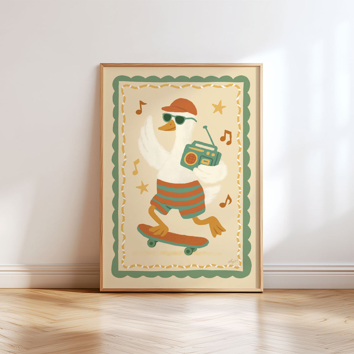 Skate Radio Goose Poster