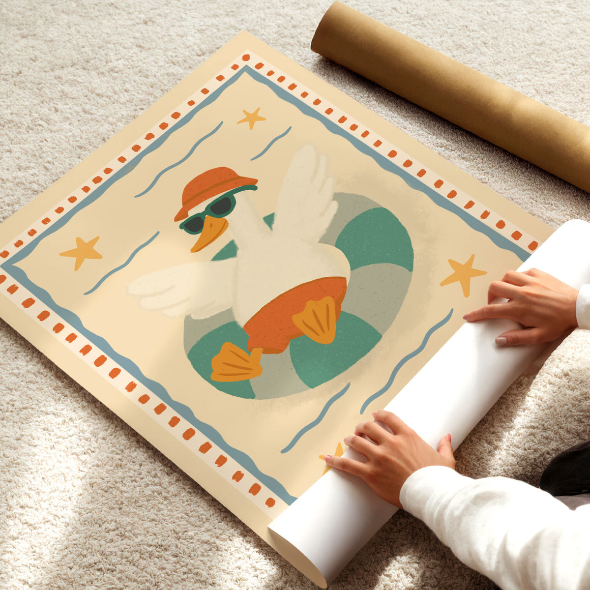 Lifesaver Goose Poster