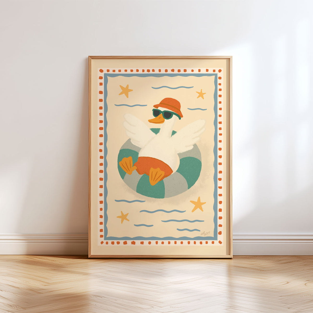Lifesaver Goose Poster