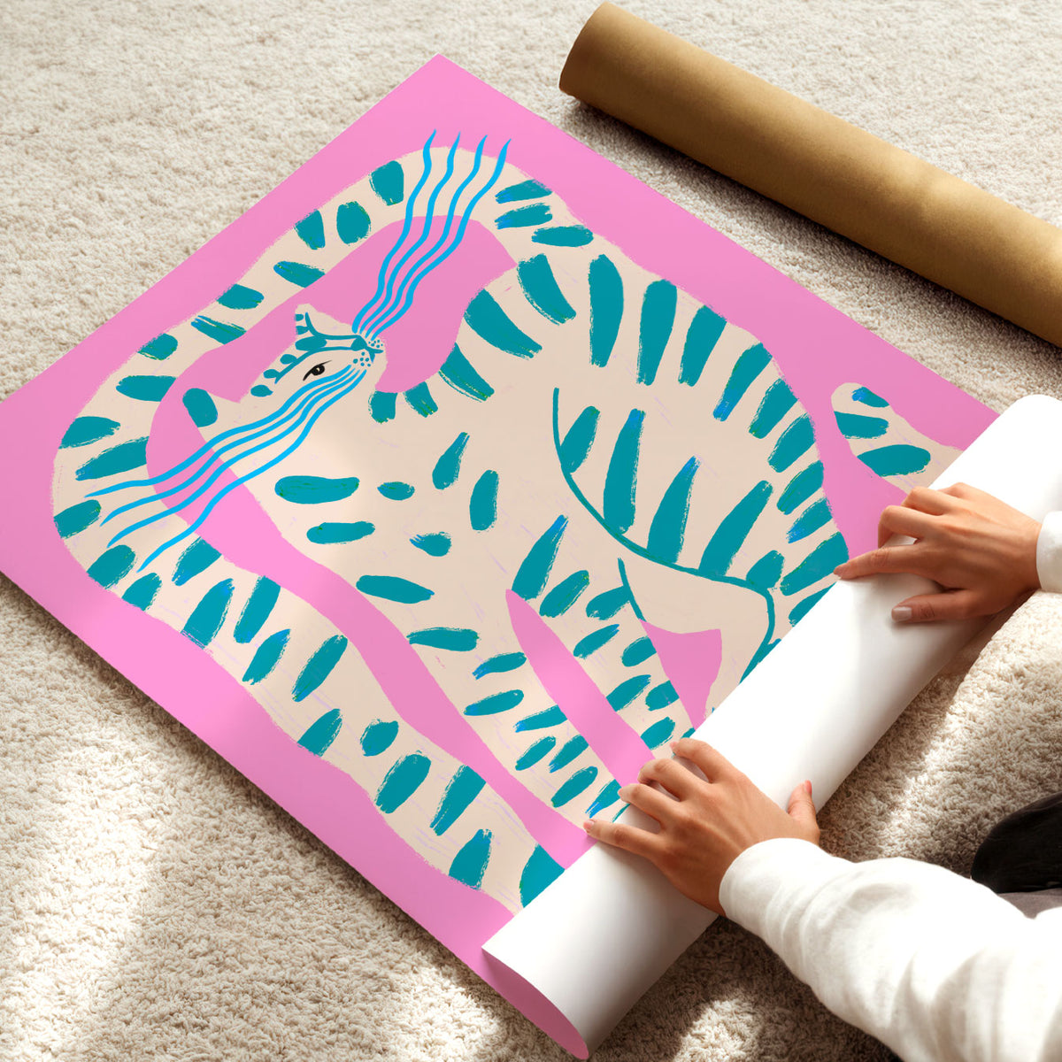 Long Tail Cat Poster