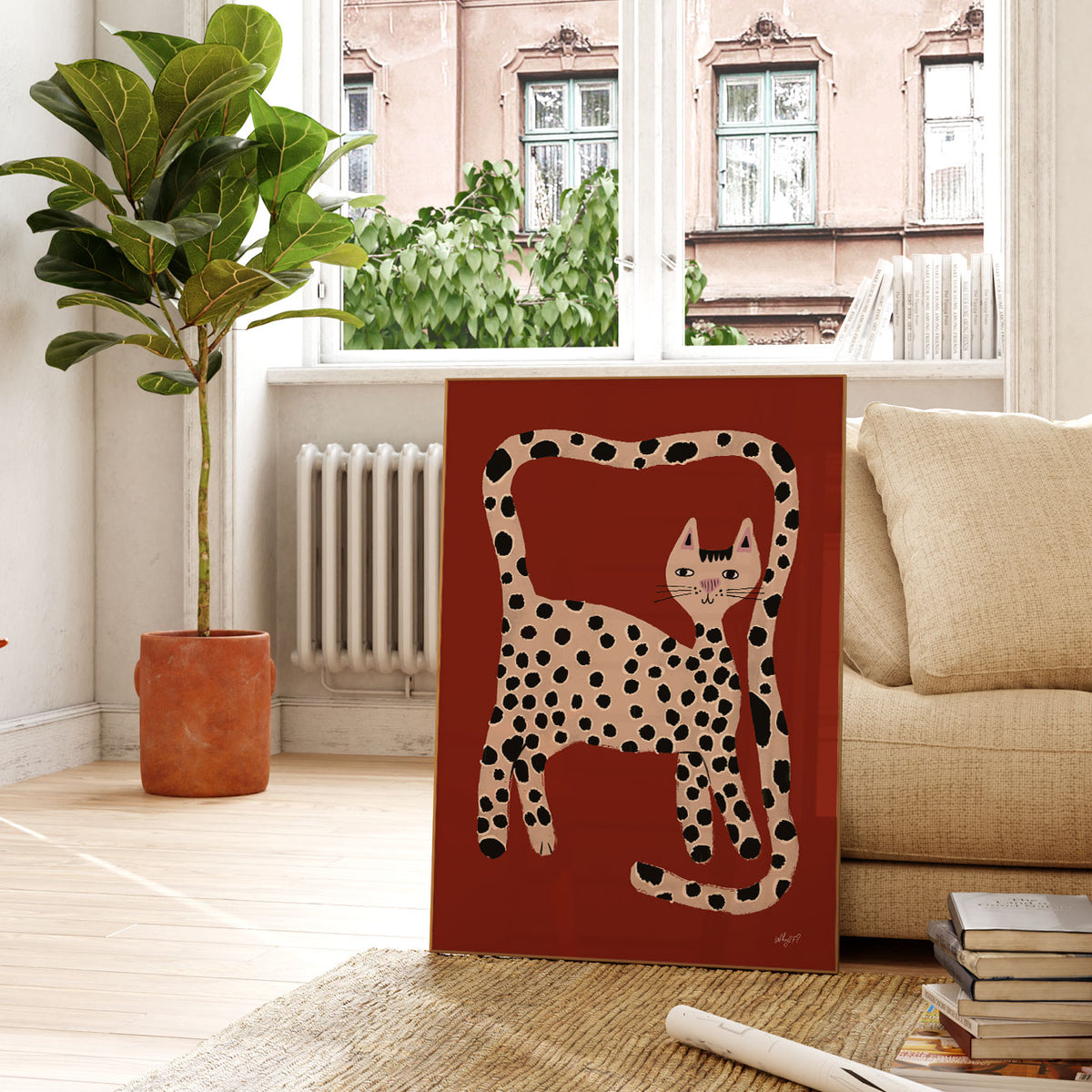 Leopard Cat Poster