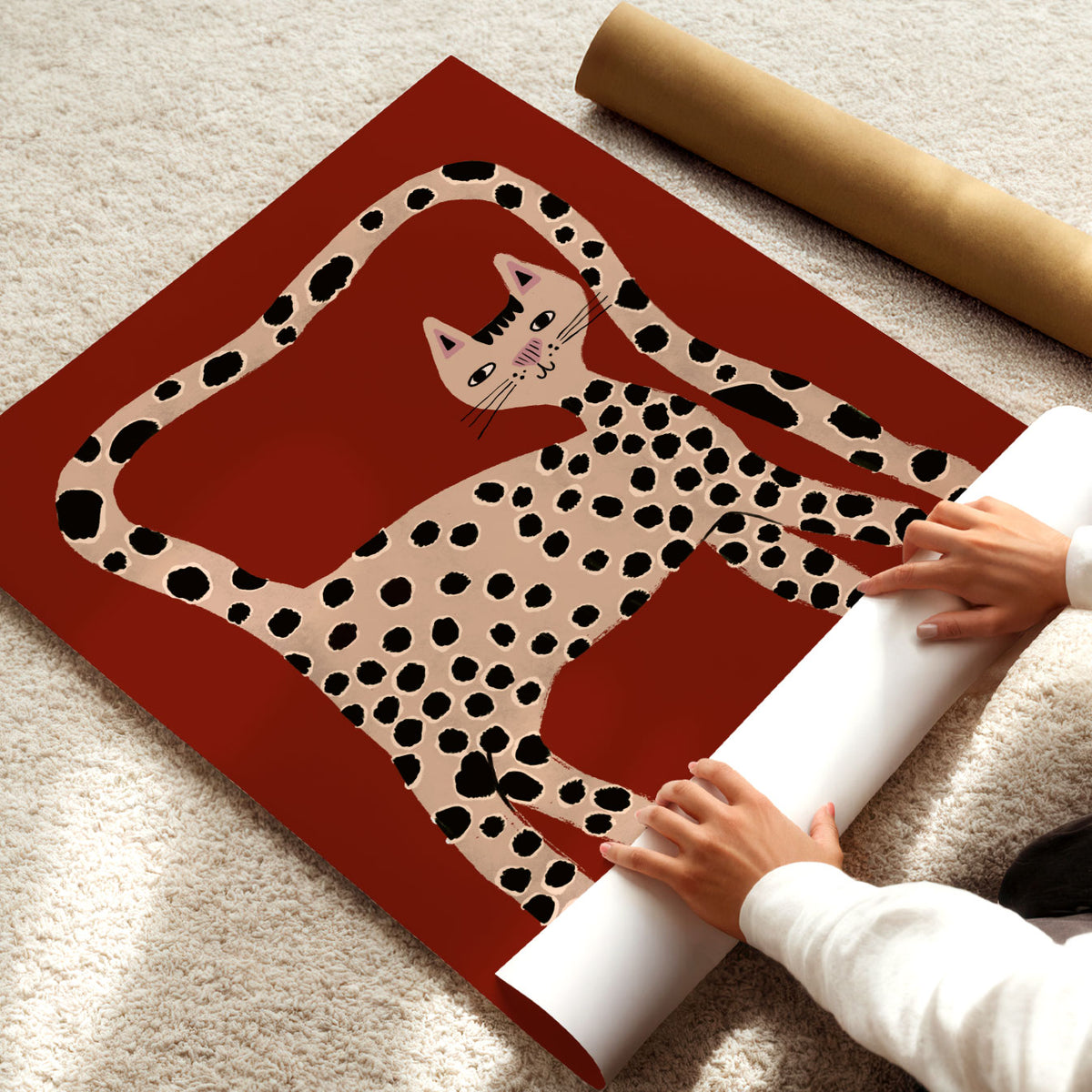 Leopard Cat Poster