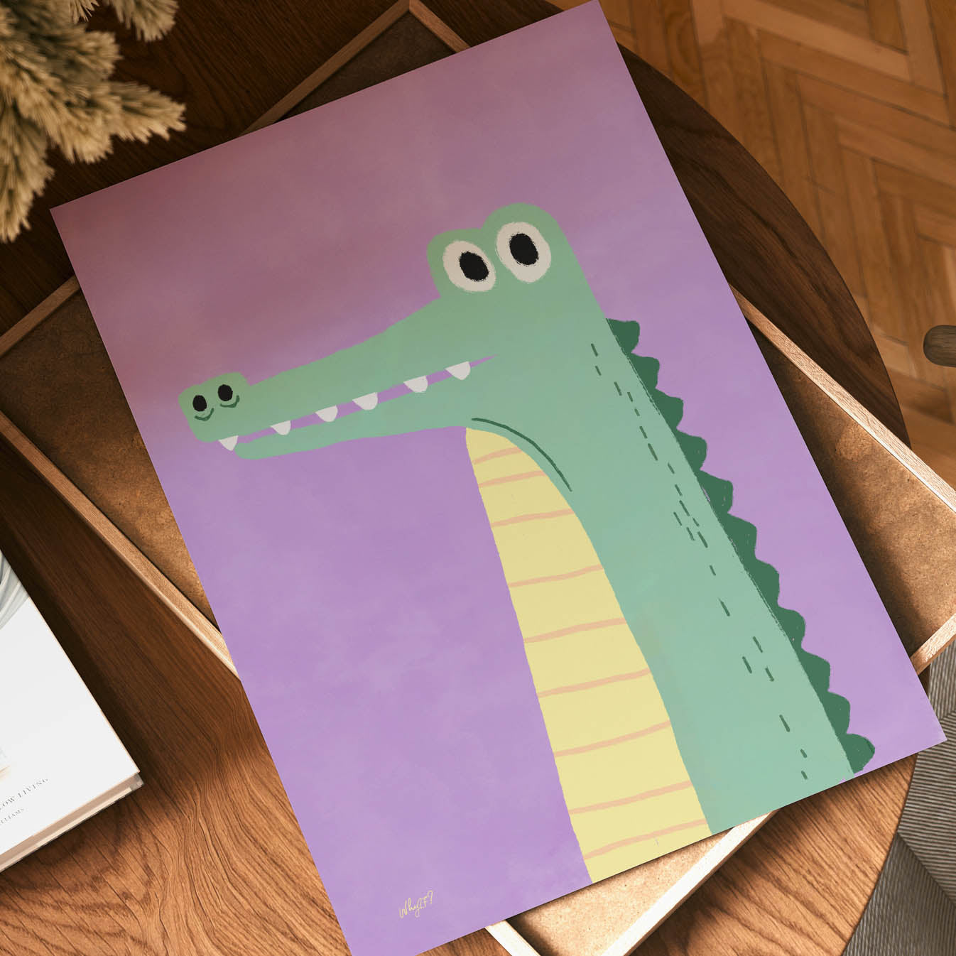 Friendly Croc Poster