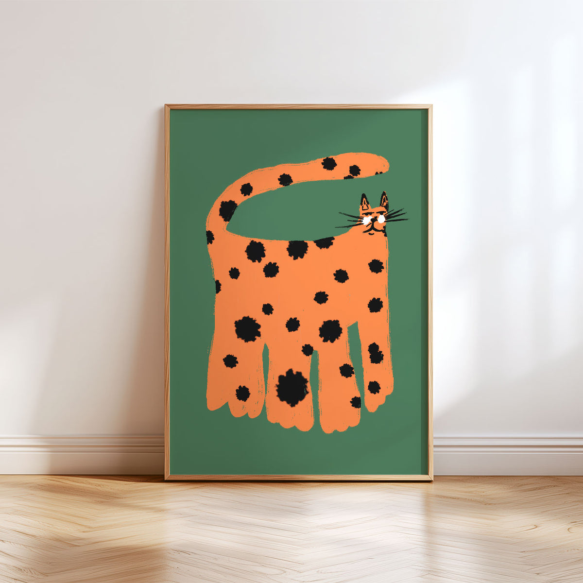 Big Spotted Cat Poster