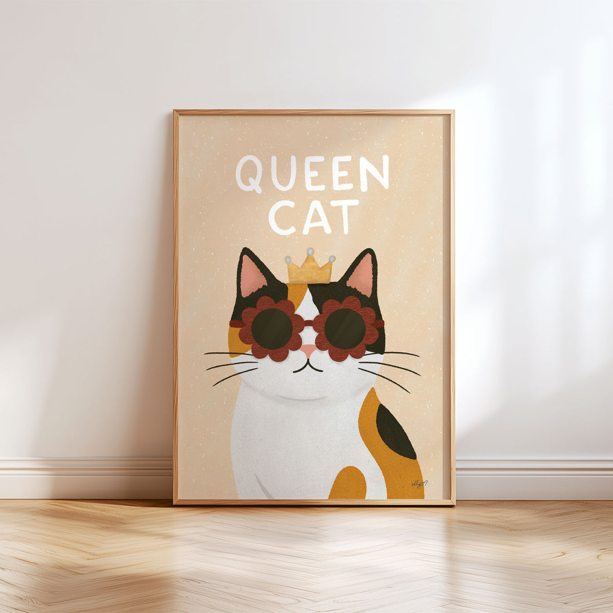 Queen Cat Poster