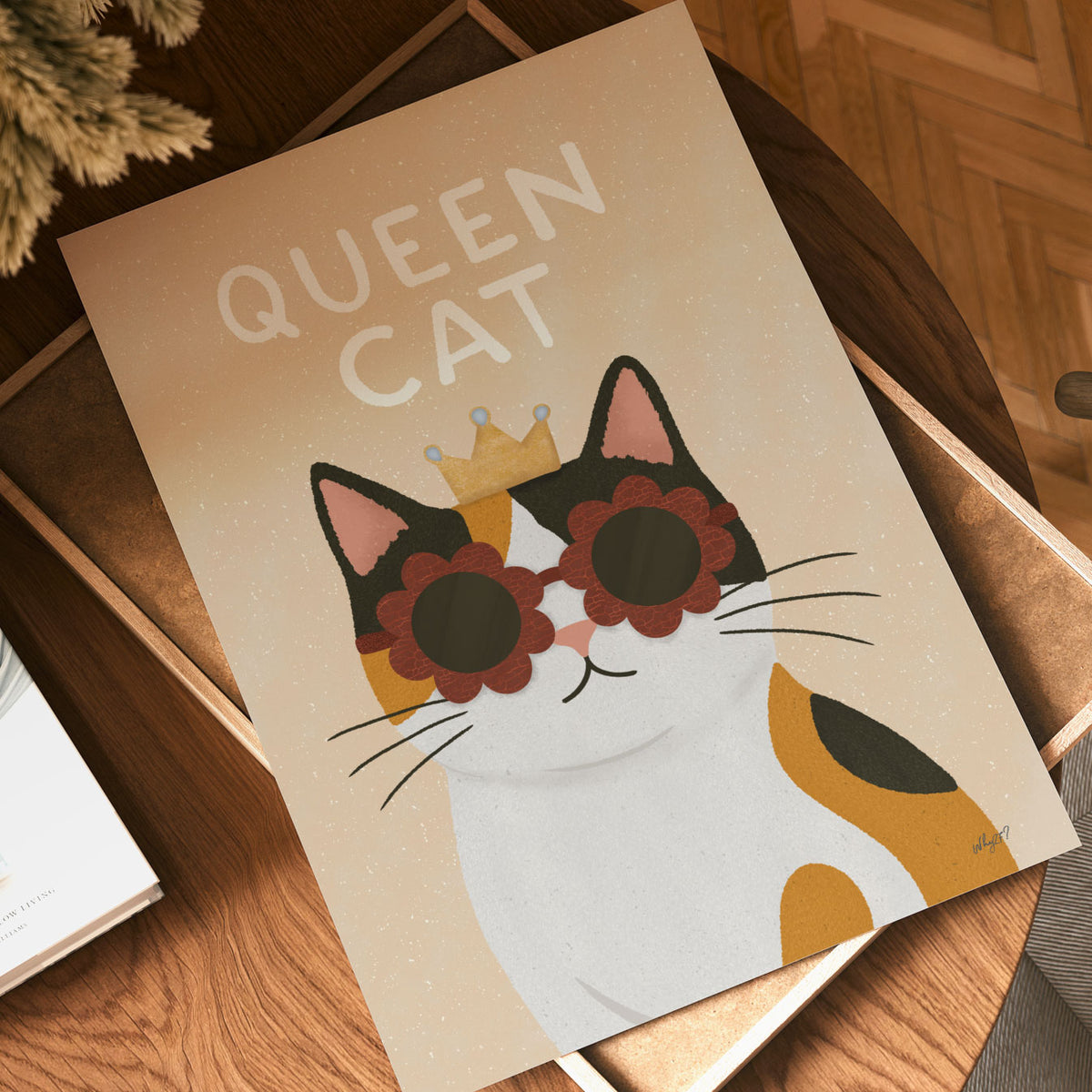 Queen Cat Poster