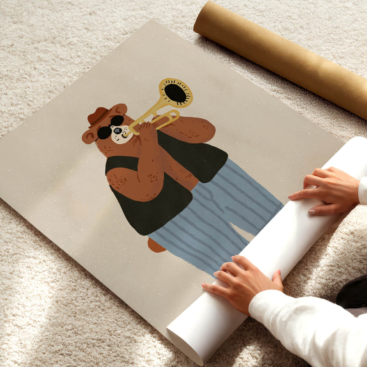 Jazzbär-Poster