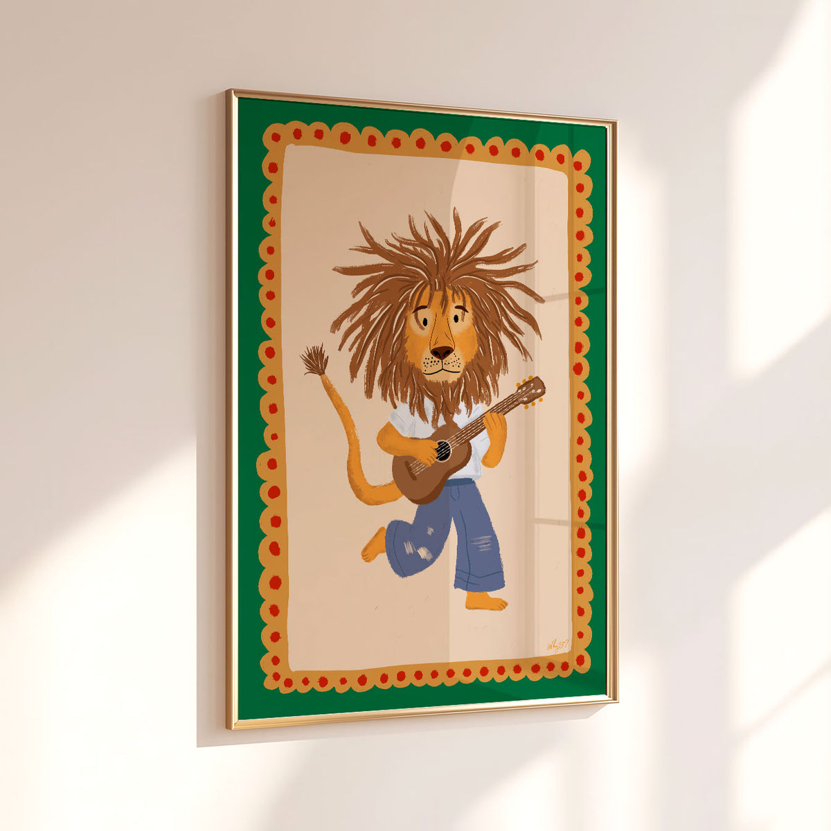 Reggae Lion Poster