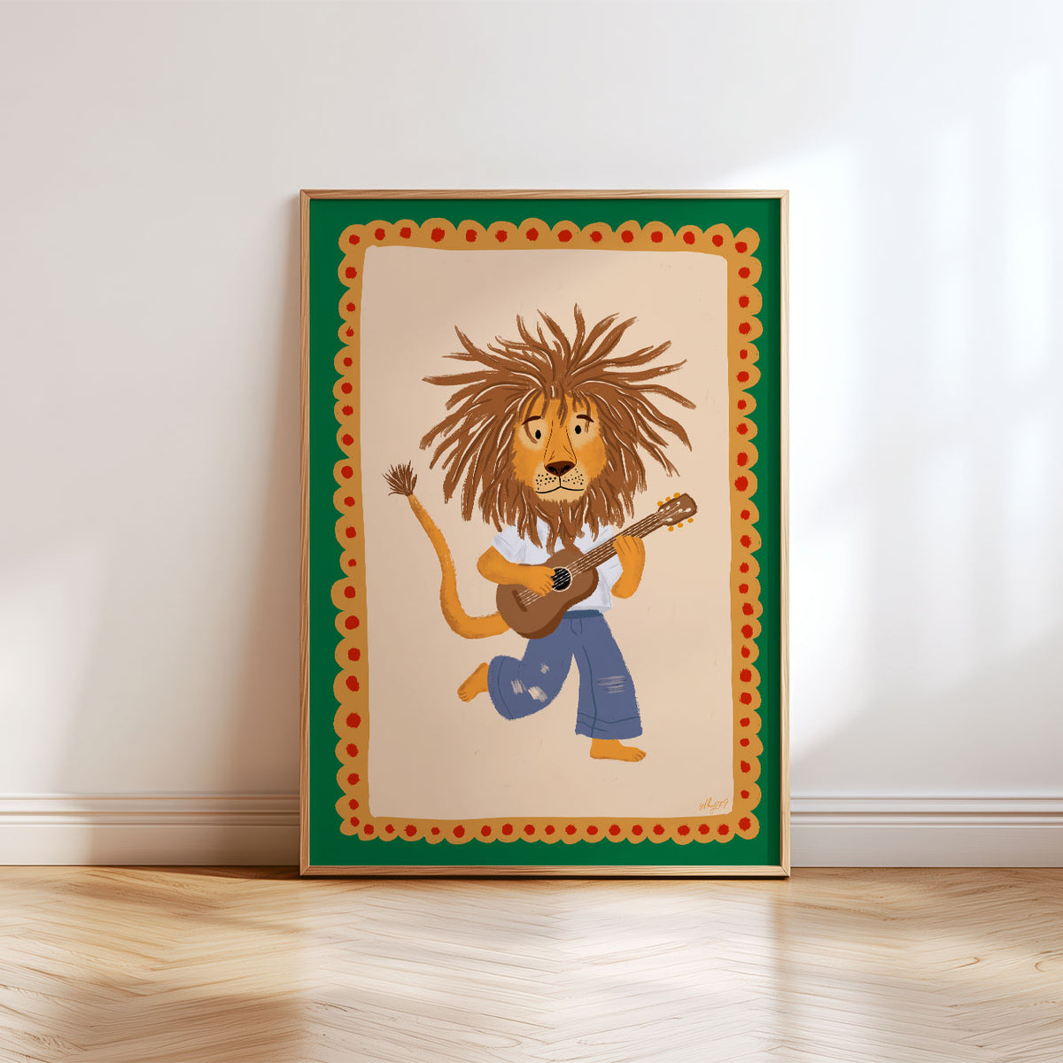 Reggae Lion Poster