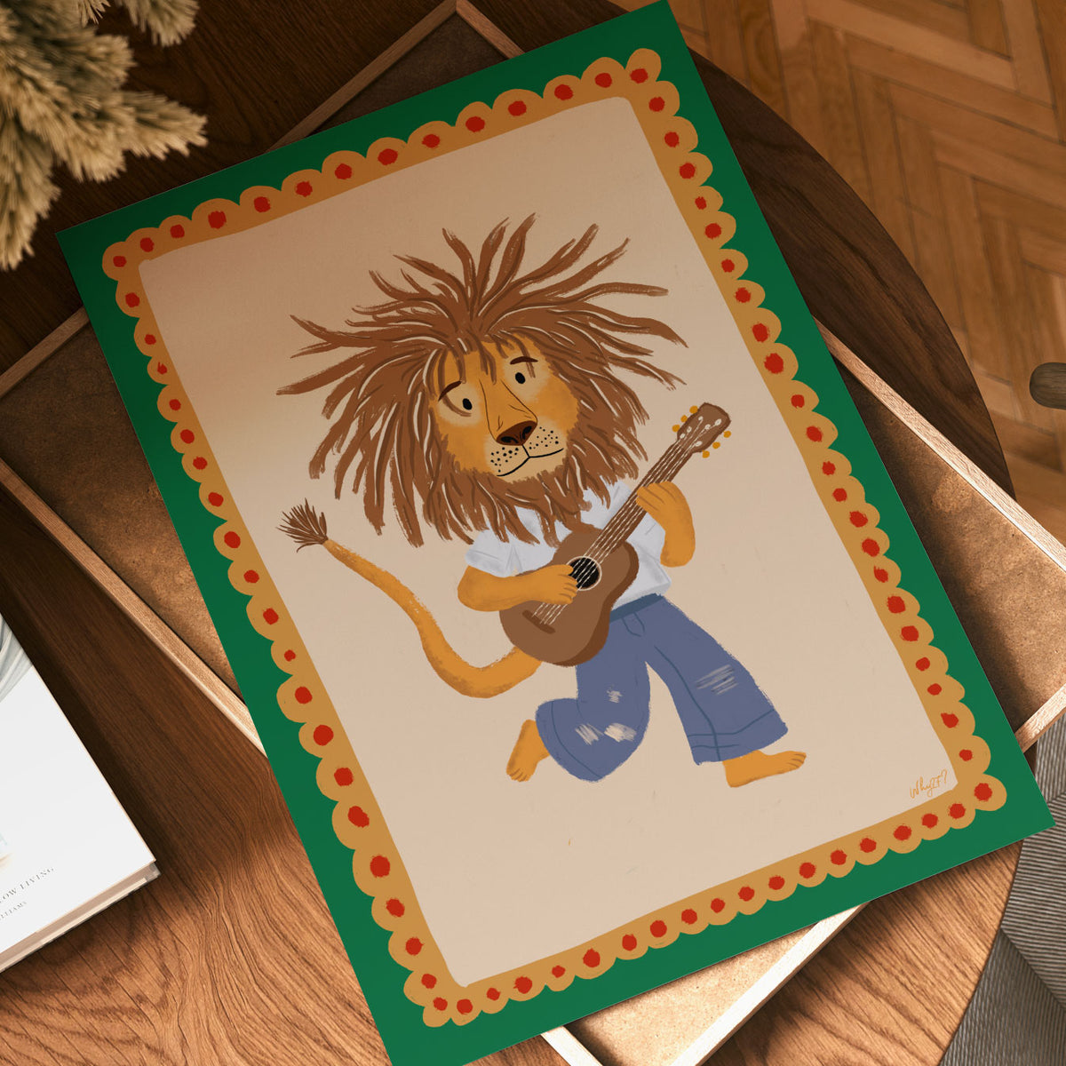 Reggae Lion Poster