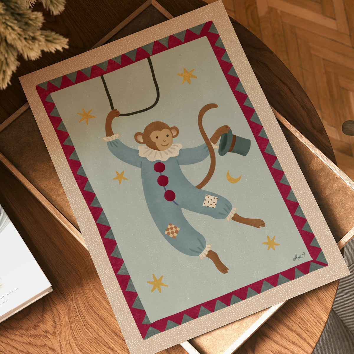 Circus Monkey Poster