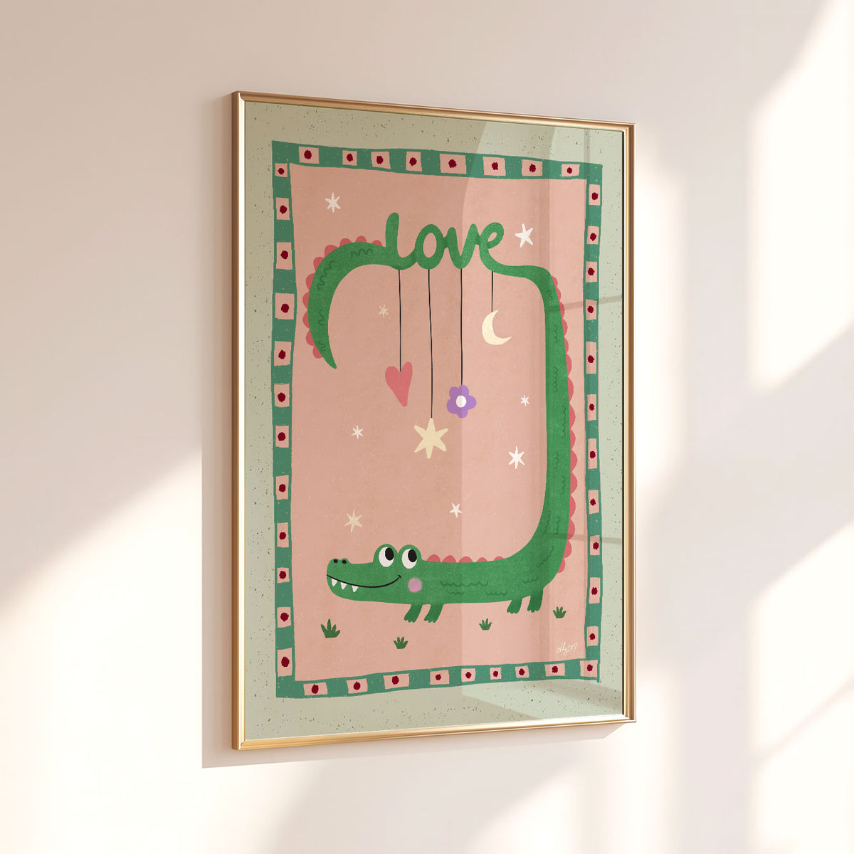 Love Crocodile Poster