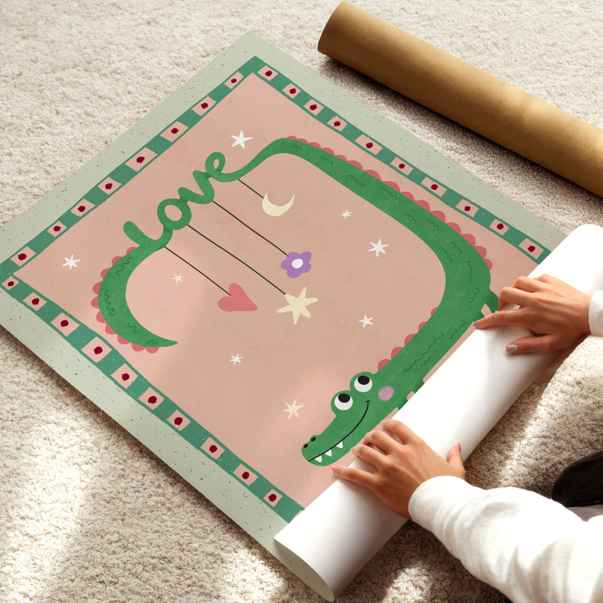 Love Crocodile Poster