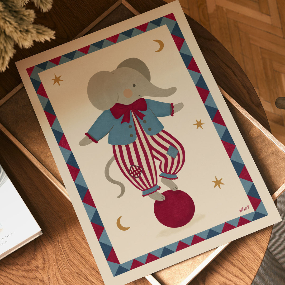 Circus Elephant Poster