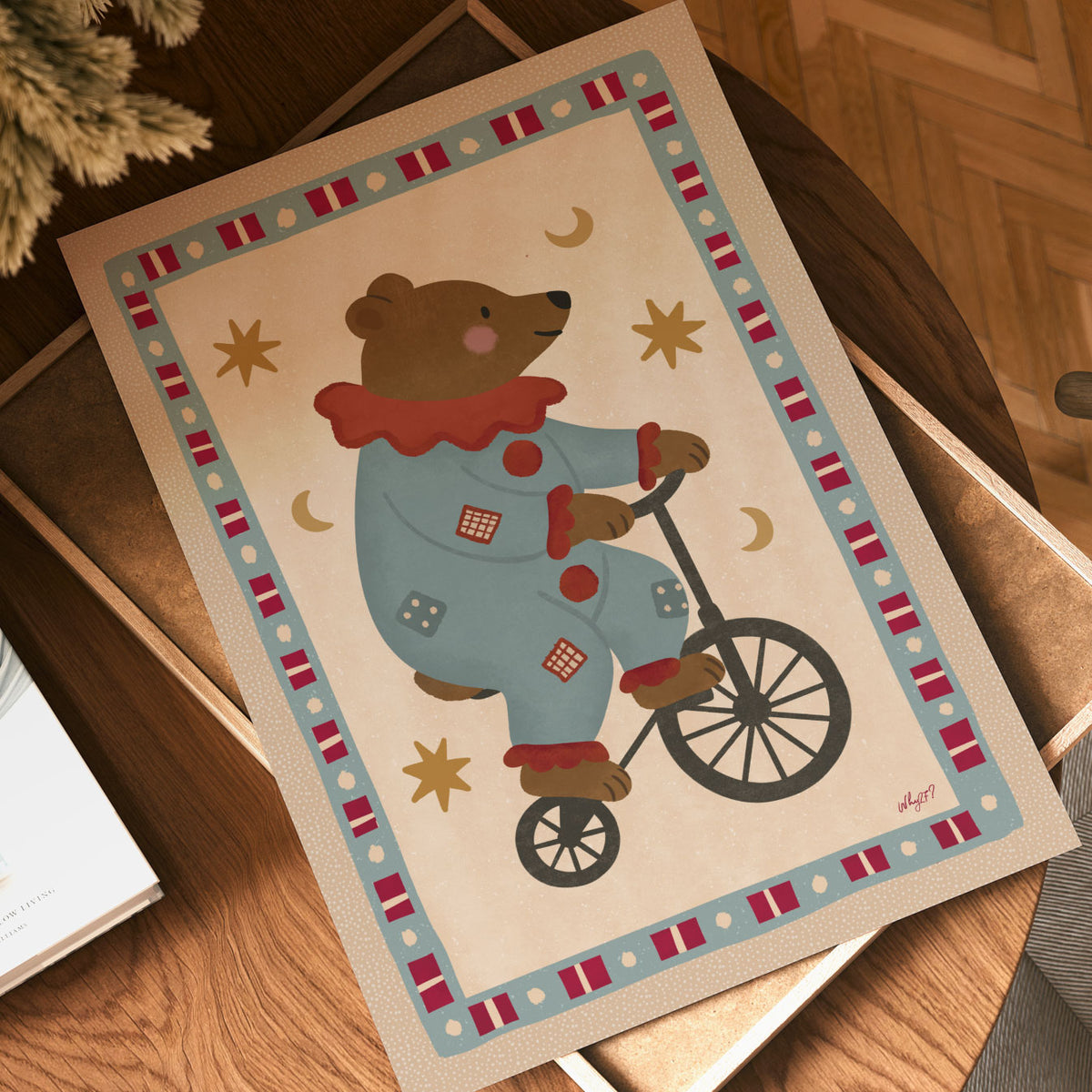 Circus Bear Poster